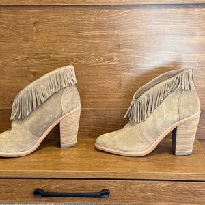 Joie Fringe Booties